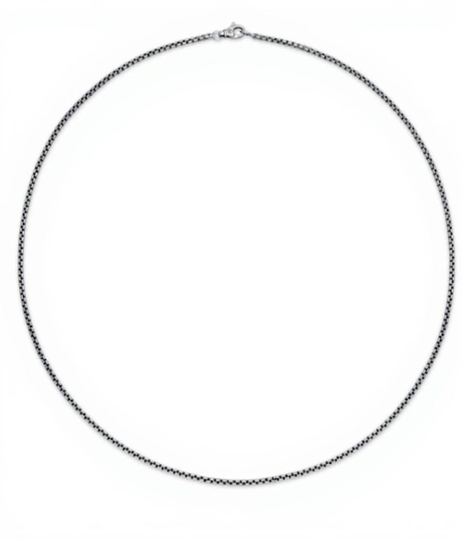NECKLACE I BOXCHAIN 2MM I STERLING SILVER