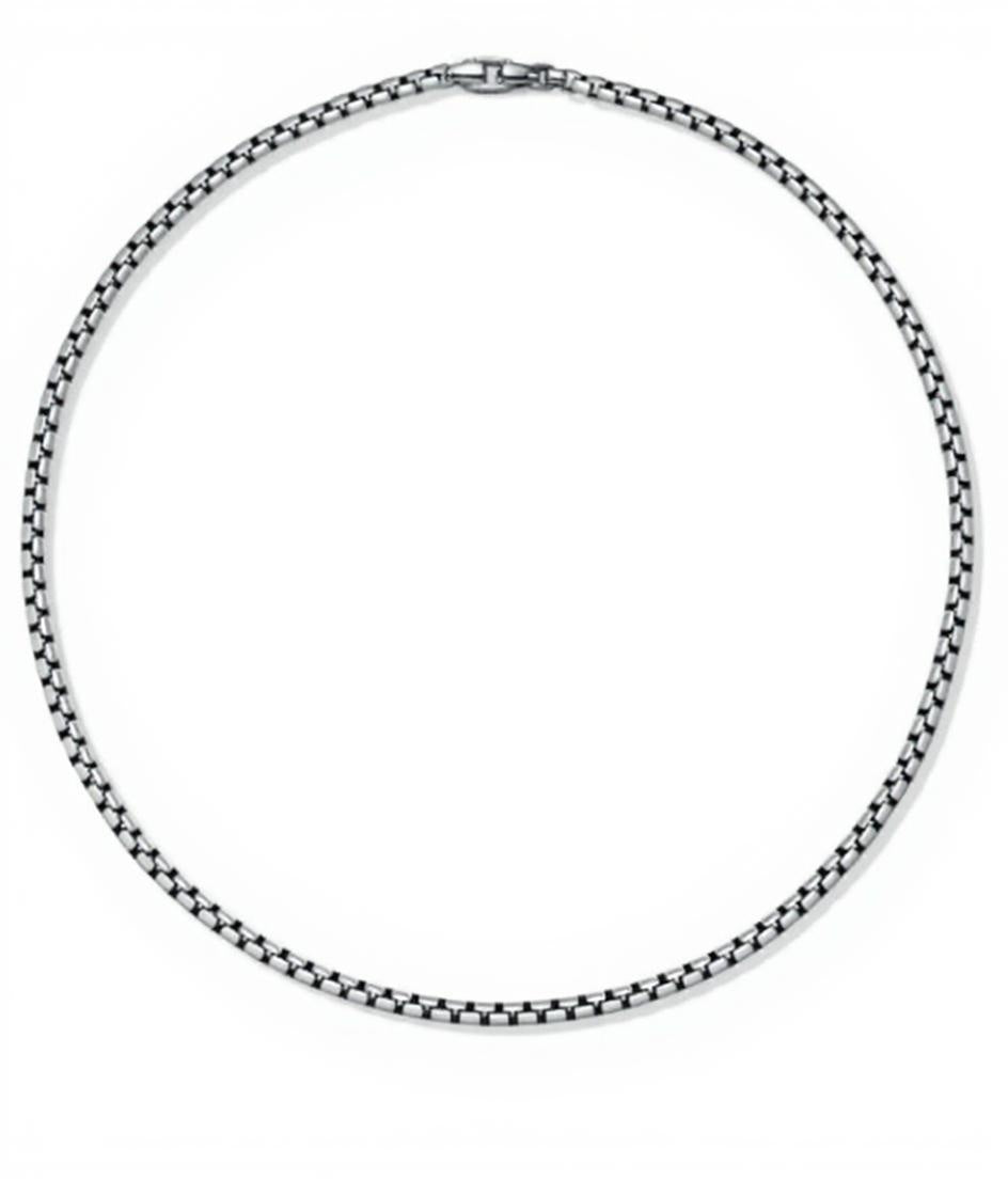 NECKLACE I BOXCHAIN 3.5MM I STERLING SILVER