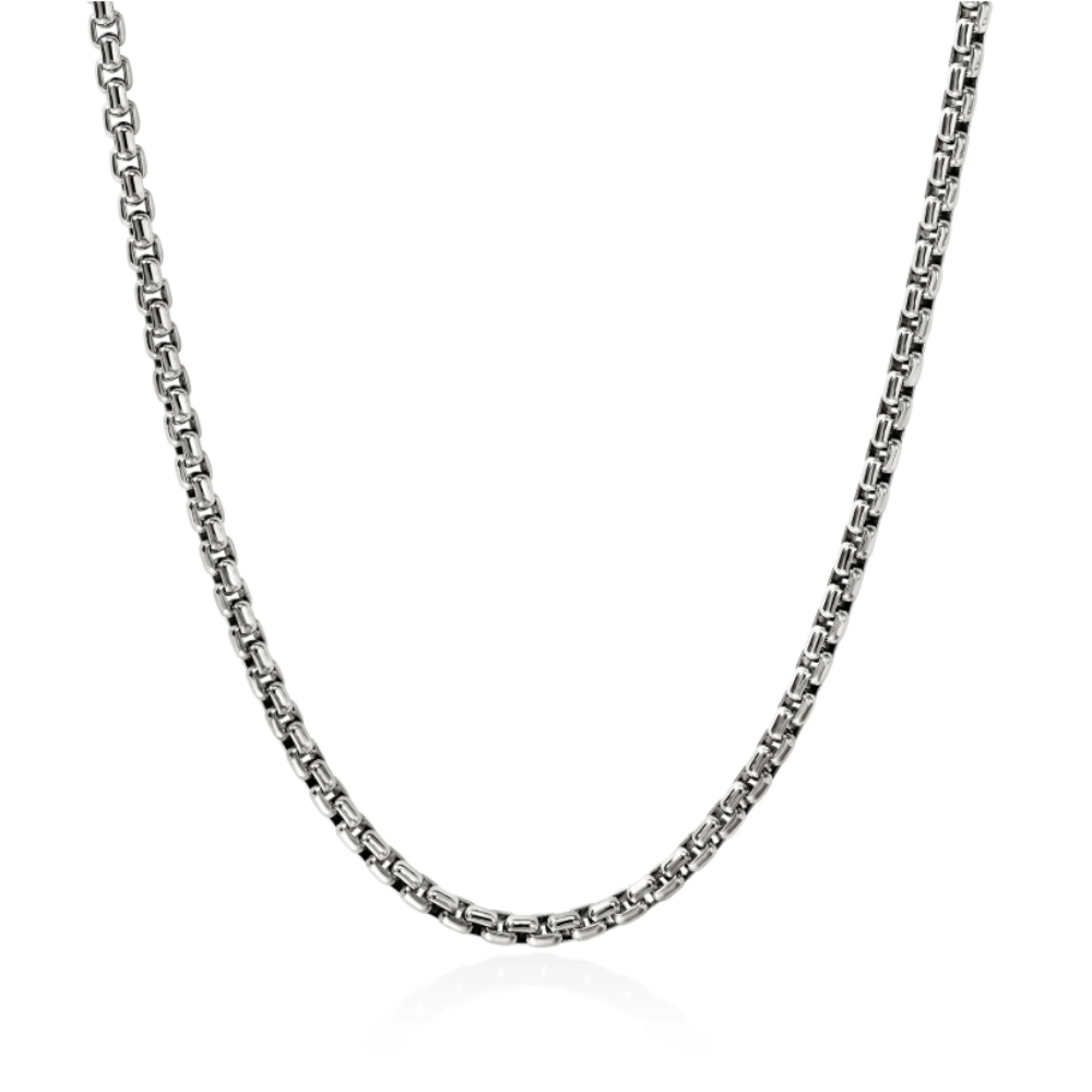 NECKLACE I BOXCHAIN 3.5MM I STERLING SILVER