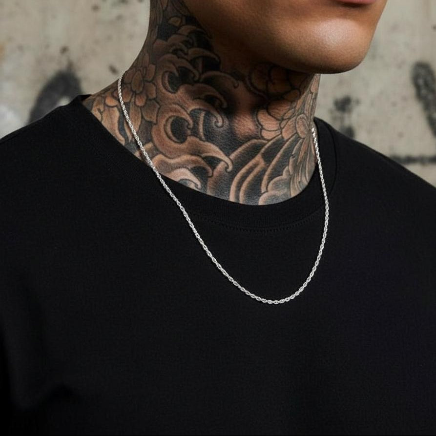 NECKLACE I ROPECHAIN 3MM I STERLING SILVER