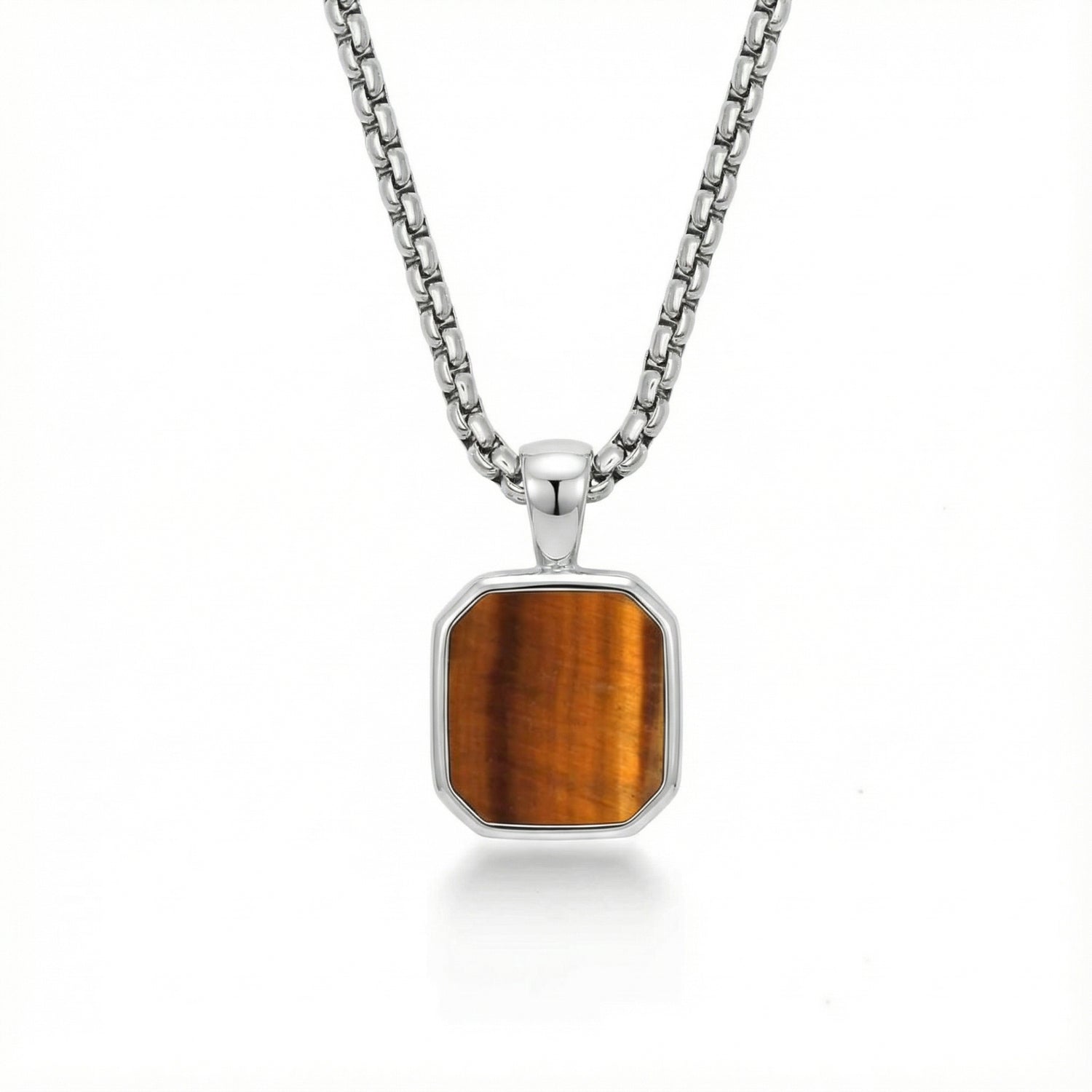 PENDANT I TIGER EYE I STERLING SILVER