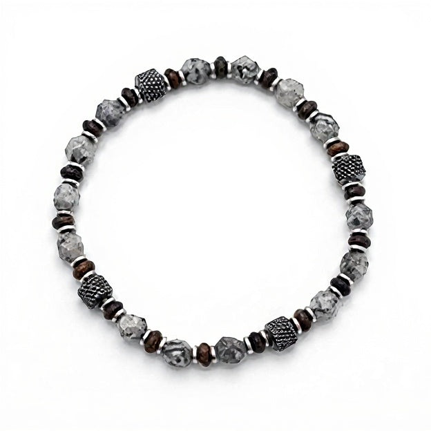 SUYANA BRACELET  I  HEMATITE  I  STERLING SILVER