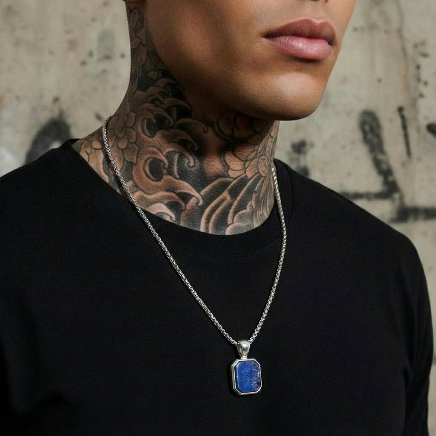 PENDANT  I  LAPIS LAZULI  I  STERLING SILVER