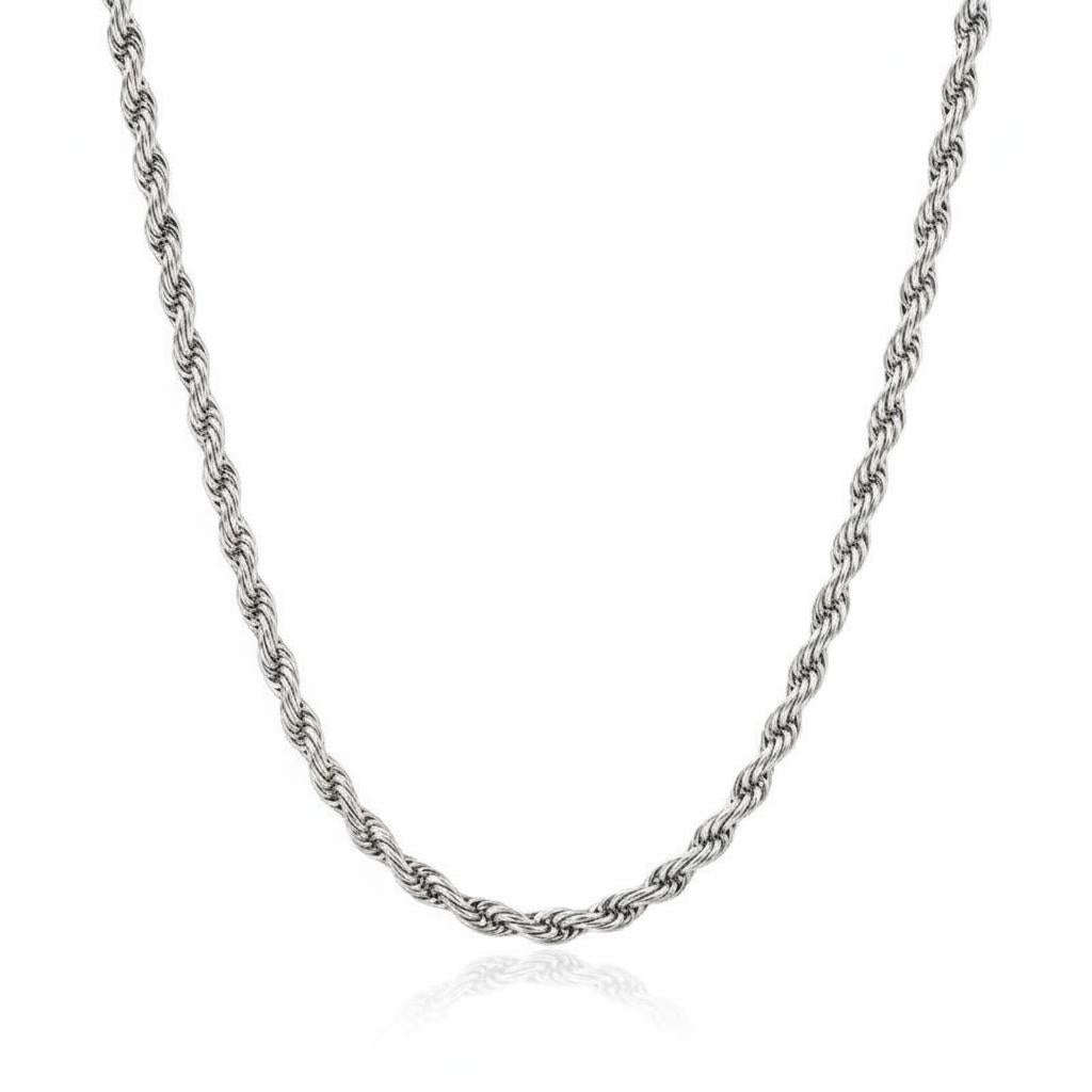 NECKLACE  I  ROPECHAIN 3MM  I  STERLING SILVER
