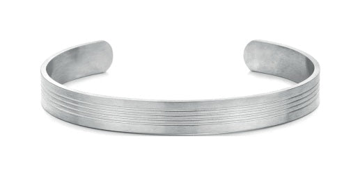 CUFF WRAP  I  SILVER LINES  I  STERLING SILVER