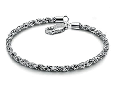 BRACELET  I  ROPE CHAIN 3MM  I  STERLING SILVER