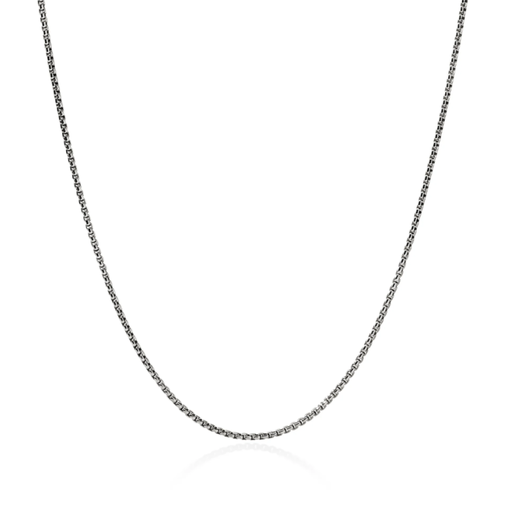 NECKLACE  I  BOXCHAIN 2MM  I  STERLING SILVER