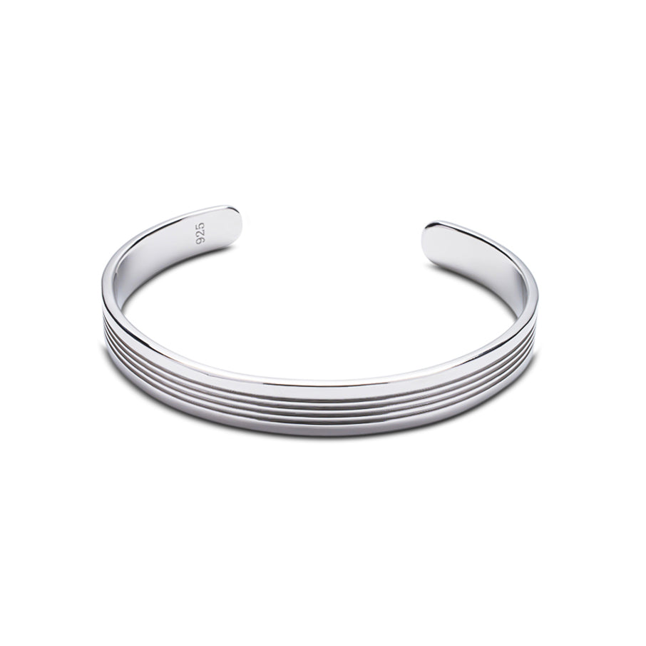 925 STERLING SILVER CUFF - LINES  I  RILEY COLLECTION