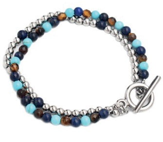 AMARU BRACELET  I  LARIMAR  I  STERLING SILVER