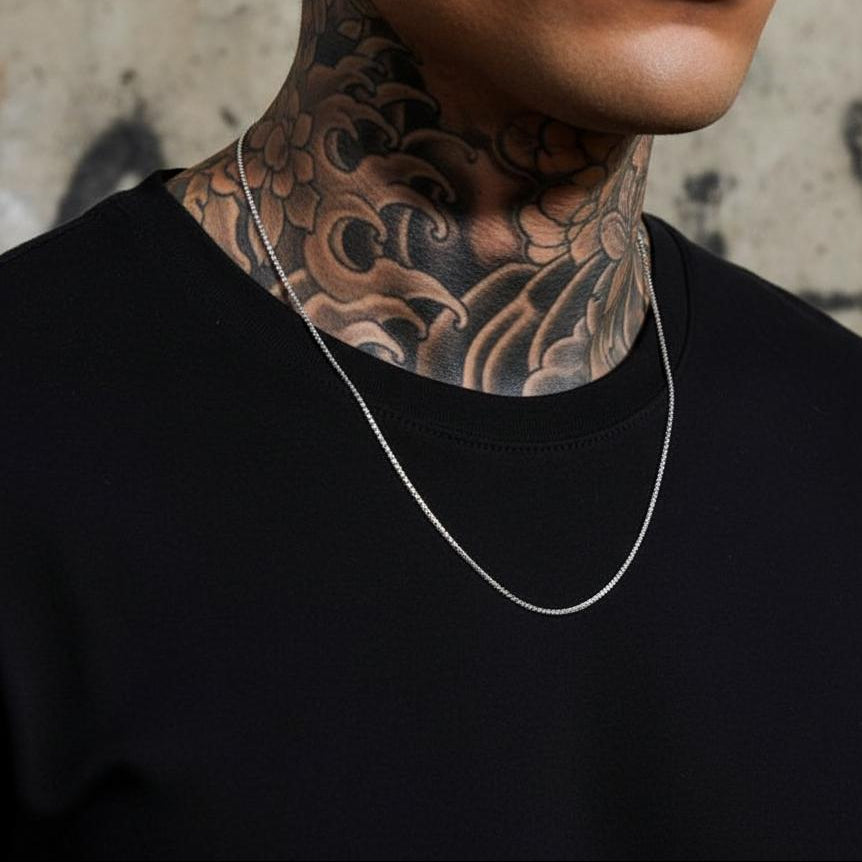 NECKLACE  I  BOXCHAIN 2MM  I  STERLING SILVER