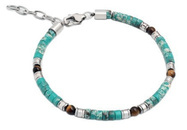 YAKU BRACELET  I  AVENTURINE  I  STERLING SILVER